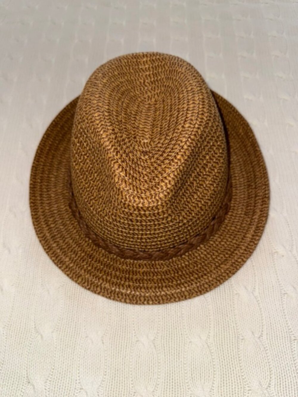 Janie and Jack Straw Fedora Hat Sz 4 to 5 years